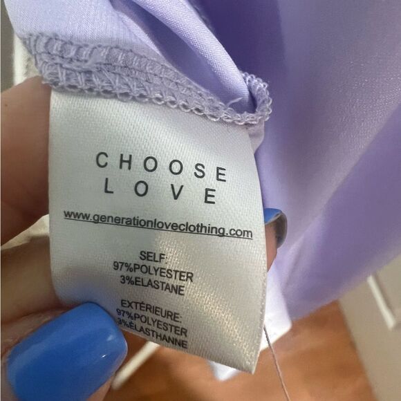 NWT Generation love Christie Crystal Tank size large in lilac - Picture 11 of 11